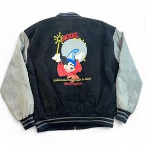 Vintage Disney Cast Member 2000 Millennium World black varsity jacket Size: XL